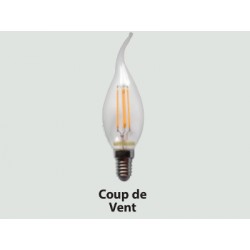 LED classico colpo DI VENTO 4W E14 ( 40W )