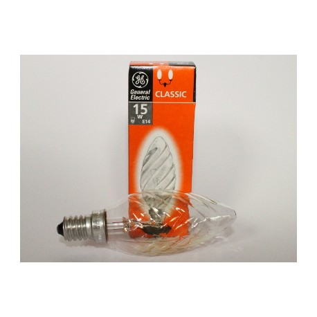 Bulb flame E14 15W twisted