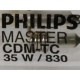 φως βολβών της PHILIPS με MASTERColour CDM-TC 35W/830