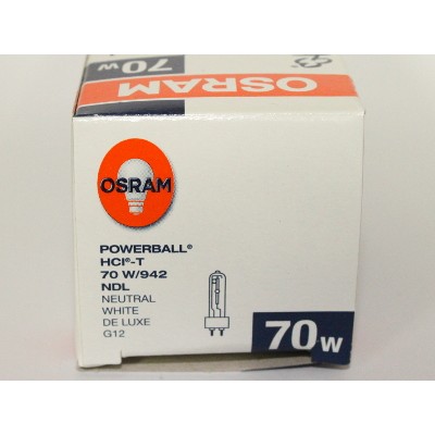 Osram Powerball Entlassungen Halogen-Metalldampflampe 70W G12 HCI-T 942 NDL 