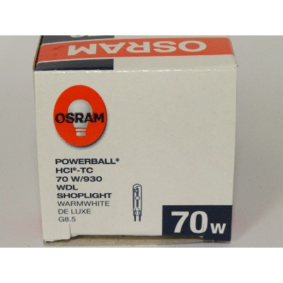 BULB OSRAM POWERBALL HCI-TC 70W/930 WDL PB SHOPLIGHT G8.5