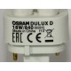 Lamp OSRAM DULUX D 18W/840