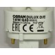 Lampa OSRAM DULUX D/E 18W/840