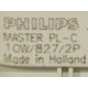 La bombilla fluorescente compacta PHILIPS MASTER PL-C 10 W/827/2P