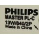 Συμπαγής φθορισμού λάμπα PHILIPS MASTER PL-C 13W/840/2P