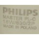 Ampoule fluocompacte PHILIPS MASTER PL-C 18W/830/2P