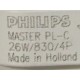 PHILIPS MASTER PL-C 26W/830/4P