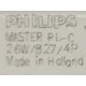La bombilla fluorescente compacta PHILIPS MASTER PL-C 26W/827/4P