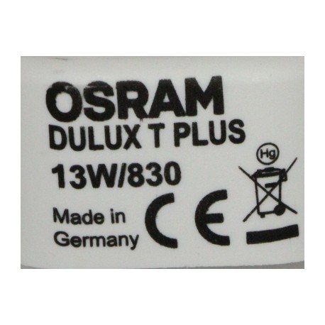 Bulb OSRAM DULUX T 13W 830