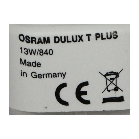 Bombilla OSRAM DULUX T 13W 840