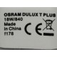 OSRAM DULUX T 18W 840 PLUS