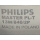La bombilla fluorescente compacta PHILIPS MASTER PL-T 13W/840/2P