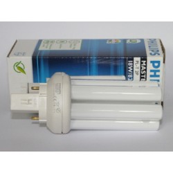 Compacte tl-lamp van PHILIPS MASTER PL-T 18W/827/2P