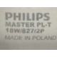 Compacte tl-lamp van PHILIPS MASTER PL-T 18W/827/2P