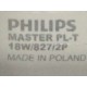 Kompakt fluorescerande lampa PHILIPS MASTER PL-T 18W/827/2P