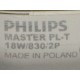 Compacte tl-lamp van PHILIPS MASTER PL-T 18W/830/2P