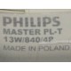 La bombilla fluorescente compacta PHILIPS MASTER PL-T 13W/840/4P