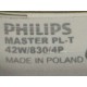 La bombilla fluorescente compacta PHILIPS MASTER PL-T 42W/830/4P