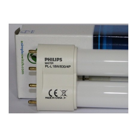 Compact fluorescent bulb PHILIPS MASTER PL-L 18W/830/4P