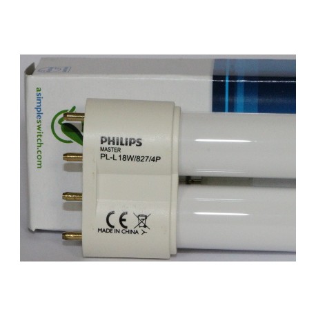 Compact fluorescent bulb PHILIPS MASTER PL-L 18W/827/4P