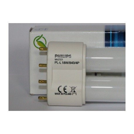 Ampoule fluocompacte PHILIPS MASTER PL-L 18W/840/4P