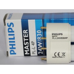 La bombilla fluorescente compacta PHILIPS MASTER PL-L 24 W/830/4P