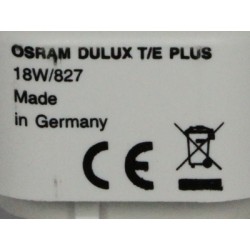 Ampoule OSRAM DULUX T/E 18W/827