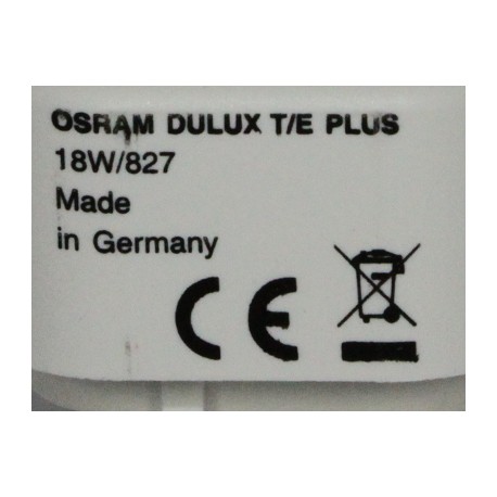 Ampoule OSRAM DULUX T/E 18W/827
