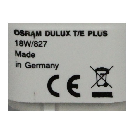 Bombilla OSRAM DULUX T/E 18W/827