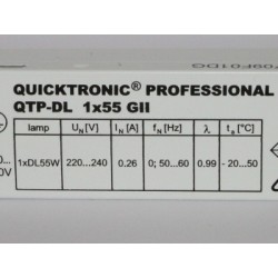 QUICKTRONIC QTP-DL 1X55