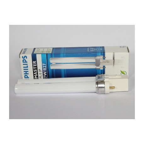 La bombilla fluorescente compacta PHILIPS MASTER PL-S 7W/827/2P