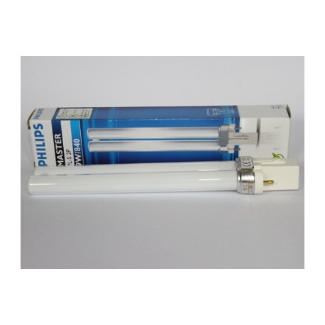 Ampoule fluocompacte PHILIPS MASTER PL-S 9W/840/2P
