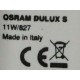 Ampoule OSRAM DULUX S 11W/827