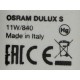Bombilla OSRAM DULUX S 11W/840