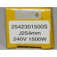 Λάμπα αλογόνου R7s 1500W 254mm