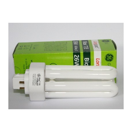 Compact Lampe Fluorescente CFL GE BIAX F26TBX/SPX41/840/A/4P 26 W 4 broches 