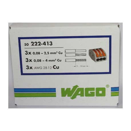 WAGO 222-413 ( boite )